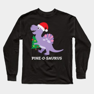 Funny Christmas Dinosaur Spinosaurus Long Sleeve T-Shirt